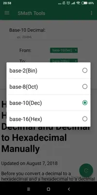 SMath Tools android App screenshot 2